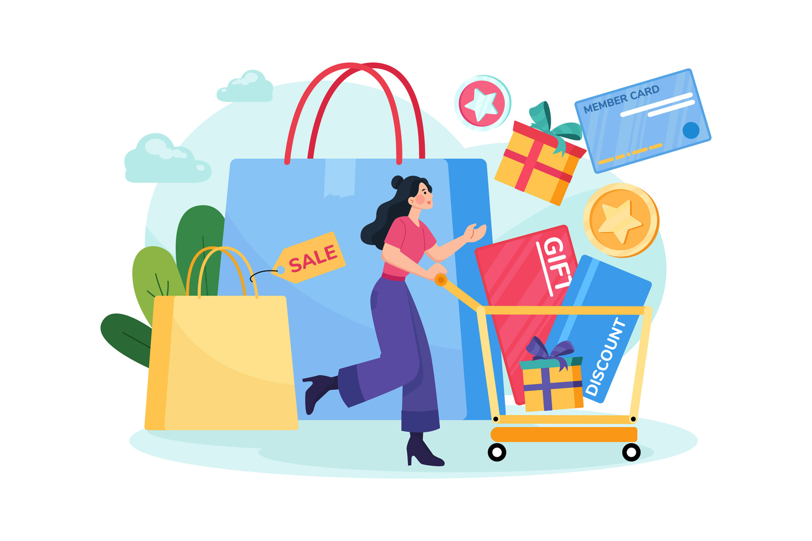 M336_Customer Loyalty Illustration Pack M336_Customer Loyalty Illustration Pack
