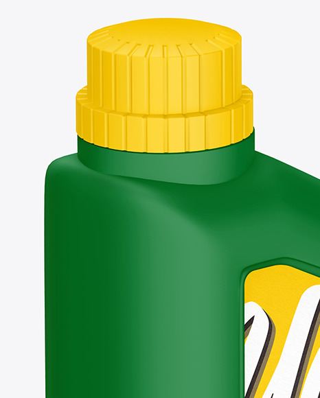 Matte Motor Oil Bottle Mockup