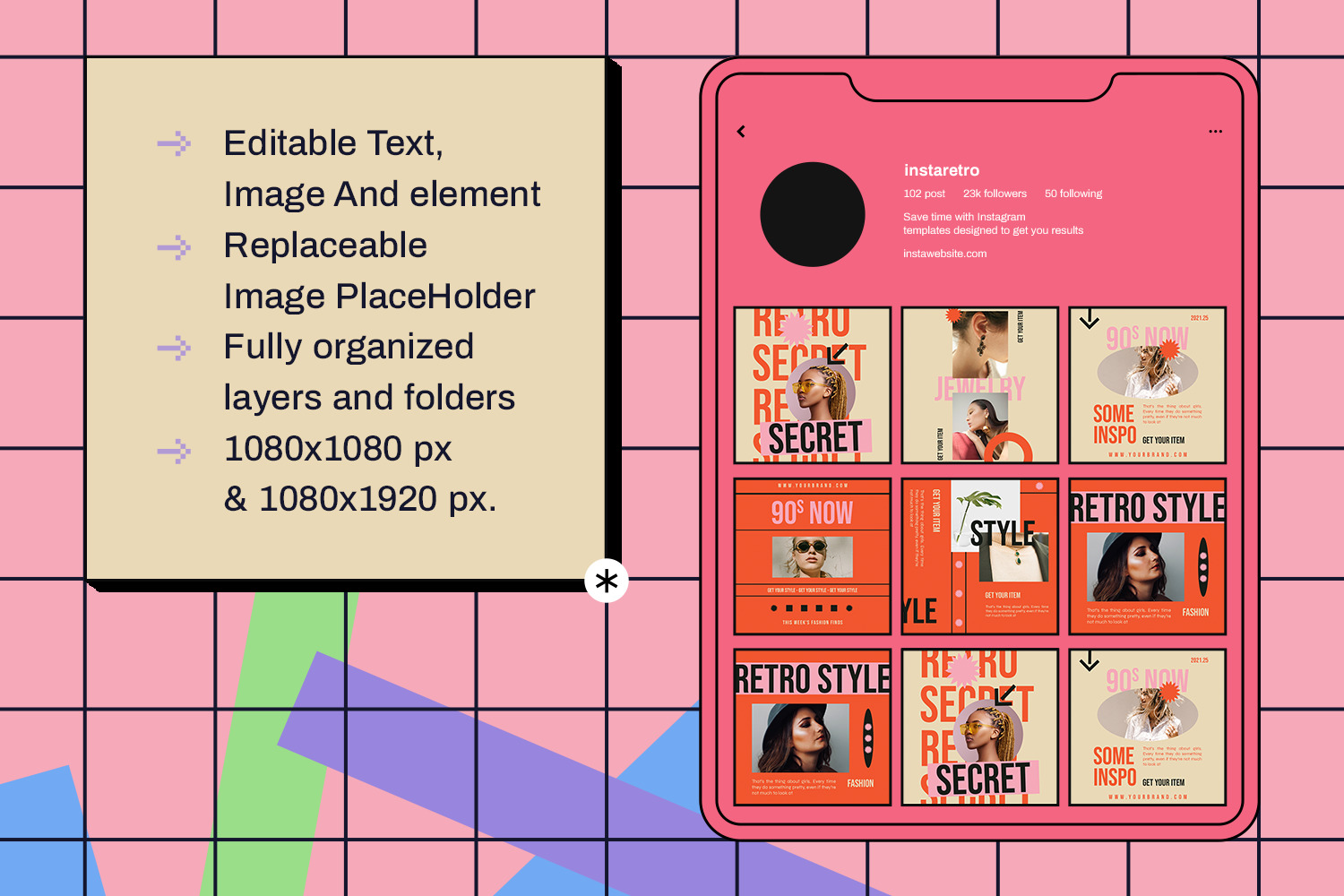 Greonad Instagram Template Greonad Instagram Template