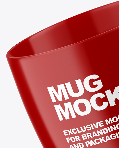 Glossy Mug Mockup