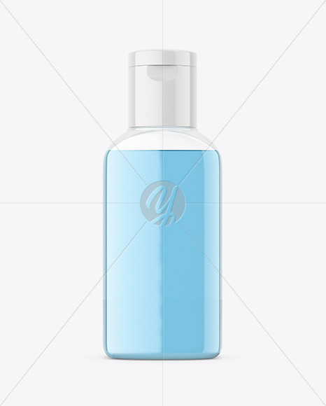 Clear Plastic Bottle Mockup