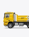 Tipper Truck Mockup - Side View