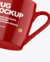 Two Glossy Mugs Mockup