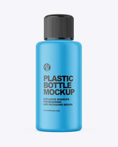 Matte Plastic Bottle Mockup - Plastic bottle mockup