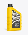 Matte Motor Oil Bottle Mockup