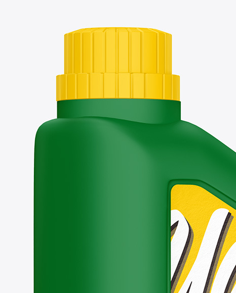 Matte Motor Oil Bottle Mockup