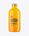 Glossy Bottle Mockup