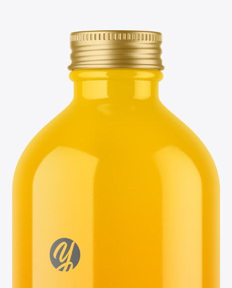 Glossy Bottle Mockup