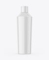 Glossy Plastic Bottle Mockup