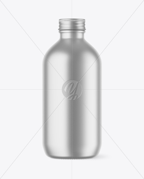 Metallic Bottle Mockup