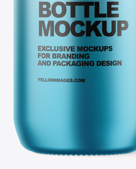 Metallic Bottle Mockup