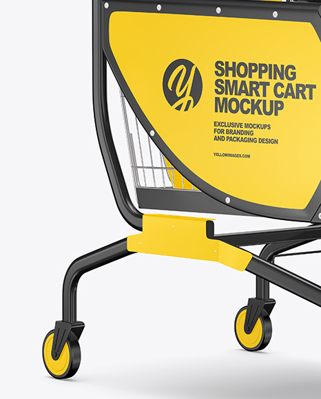 Shopping Smart Cart Mockup