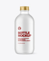 Frosted Glass Bottle Mockup