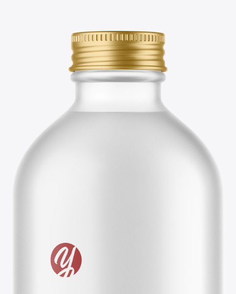 Frosted Glass Bottle Mockup