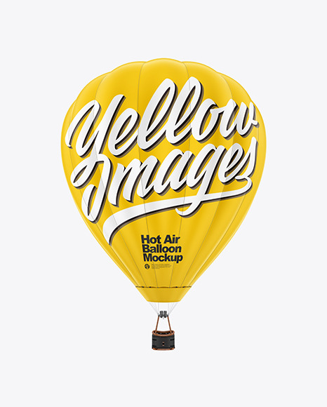 Hot Air Balloon Mockup