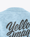 Melange Sweatshirt Mockup - Back Half Side View