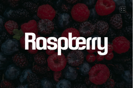 Raspberry Font - New sans serif fonts