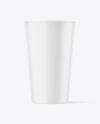 Matte Plastic Coffee Cup Mockup