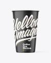 Matte Plastic Coffee Cup Mockup