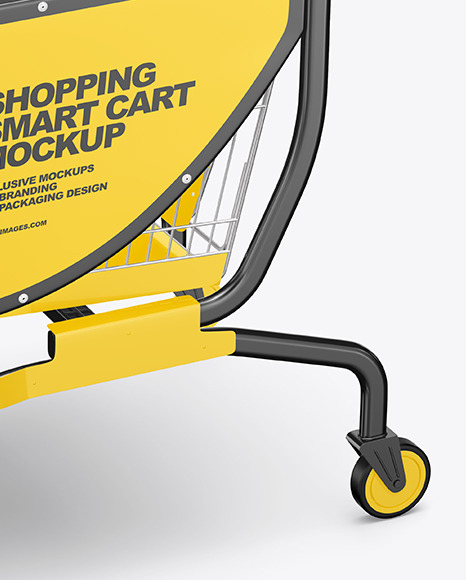 Shopping Smart Cart Mockup