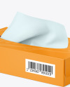 Paper Box w/ Wipes Mockup