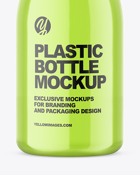 Clear Plastic Pharmacy Bottle Mockup