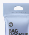 Metallic Plastic Bag Mockup