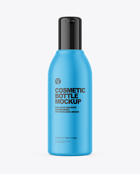 Matte Plastic Bottle Mockup - Hair bottle mockup