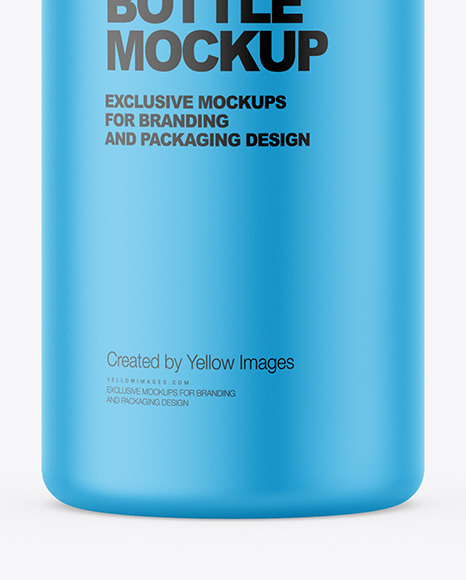 Matte Plastic Bottle Mockup Matte Plastic Bottle Mockup