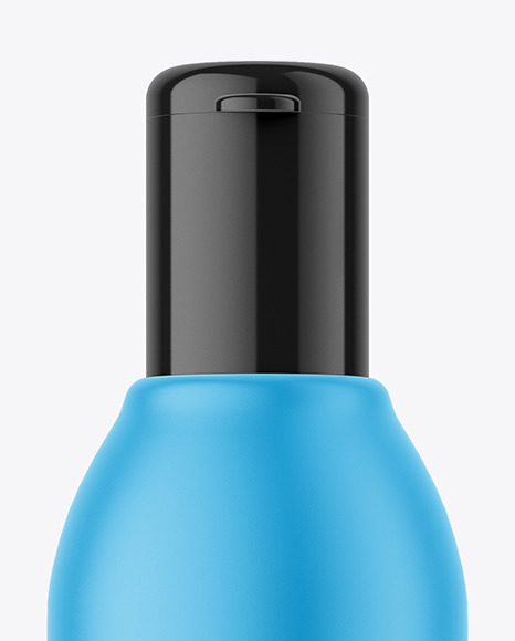 Matte Plastic Bottle Mockup