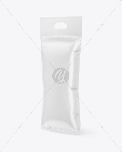 Glossy Plastic Bag Mockup