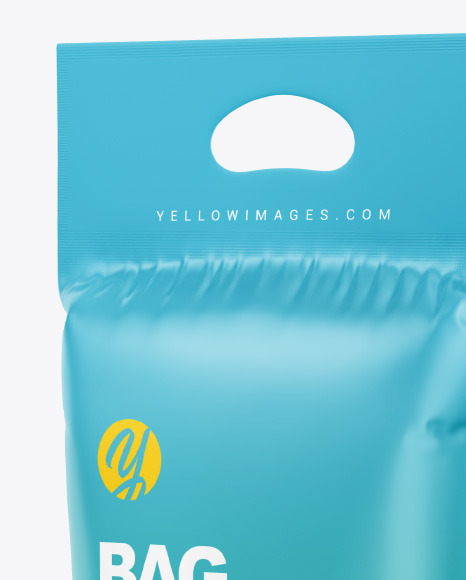 Matte Plastic Bag Mockup