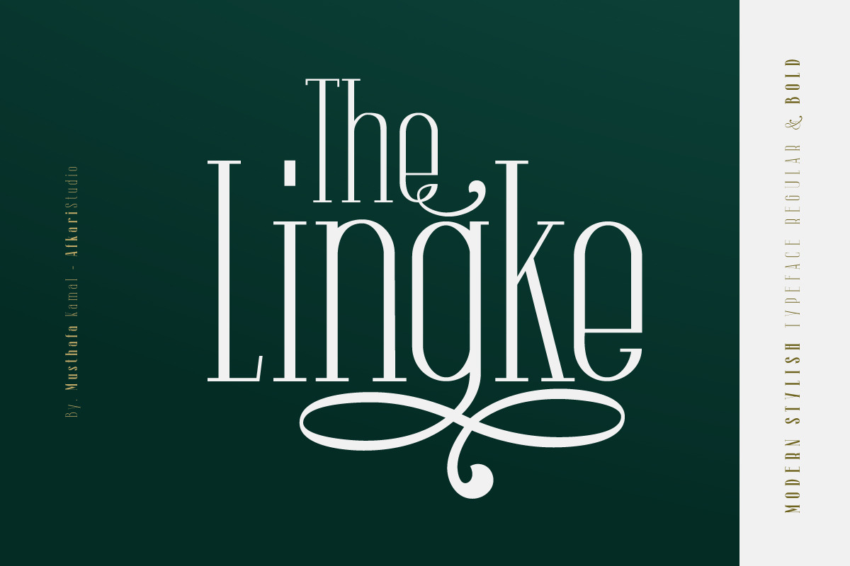 The Lingke - Stylish Modern Serif Font The Lingke - Stylish Modern Serif Font