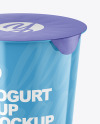 Glossy Yogurt Cup Mockup