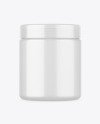 Plastic Cosmetic Jar Mockup