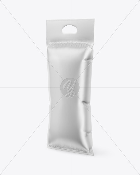 Metallic Plastic Bag Mockup