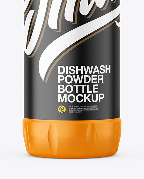 Plastic Dishwash Powder Bottle Mockup Plastic Dishwash Powder Bottle Mockup
