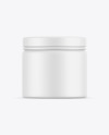 Matte Cosmetic Jar Mockup