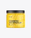 Matte Cosmetic Jar Mockup