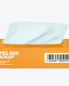 Paper Box w/ Wipes Mockup