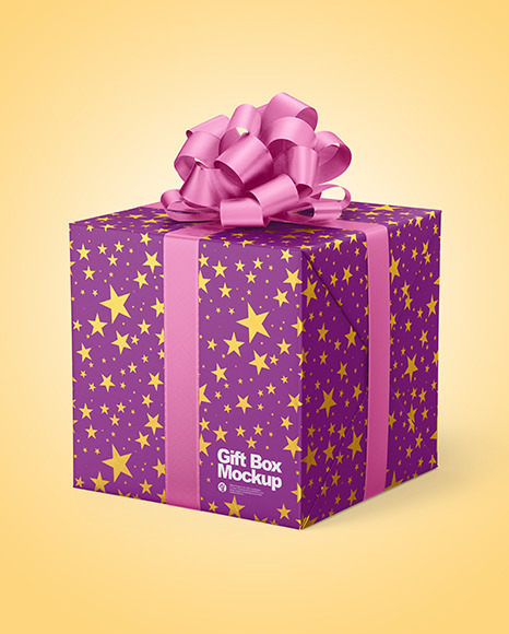 Gift Box Mockup