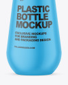 Matte Plastic Bottle with Pump Mockup