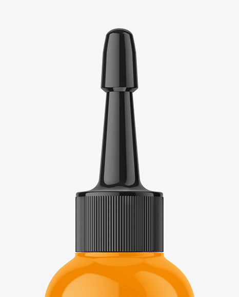 Glossy Dropper Bottle Mockup