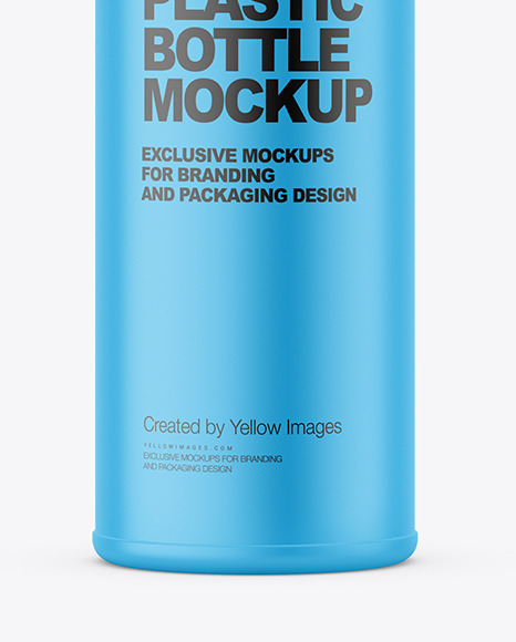 Matte Plastic Bottle with Pump Mockup Matte Plastic Bottle with Pump Mockup