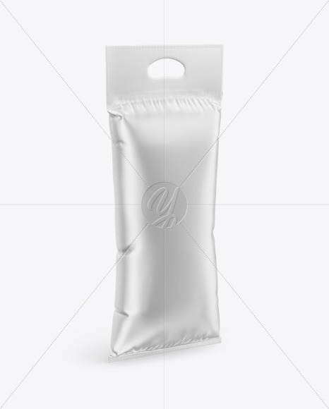 Metallic Plastic Bag Mockup