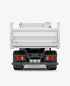 Tipper Truck Mockup - Back View