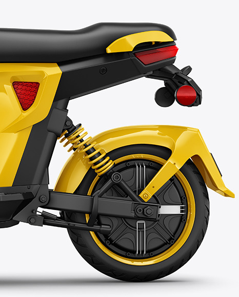 Tricycle Scooter Mockup - Side View