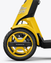 Tricycle Scooter Mockup - Side View