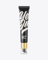 Matte Cosmetic Tube With Pump Mockup