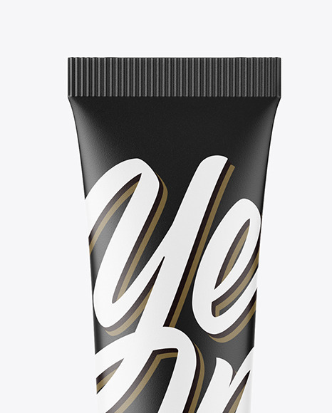 Matte Cosmetic Tube With Pump Mockup
